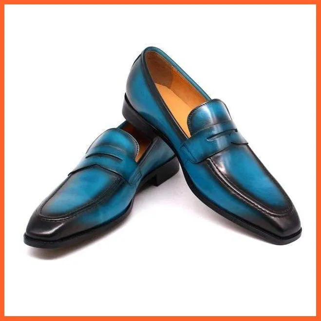 Handmade Genuine Leather Party Shoes For Men