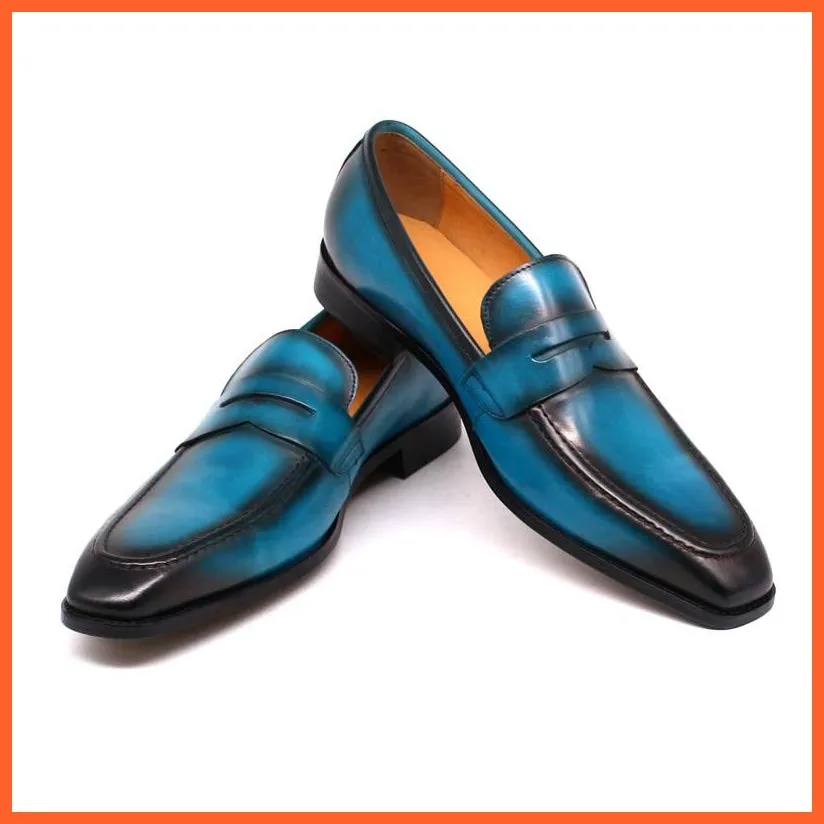 Handmade Genuine Leather Party Shoes For Men