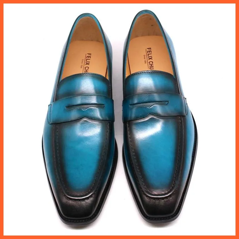 Handmade Genuine Leather Party Shoes For Men