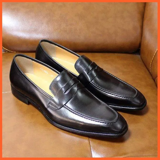 Handmade Genuine Leather Party Shoes For Men