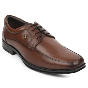 Healers Brown Formal Lacing Derby Shoes For Men UDL-9 By Liberty