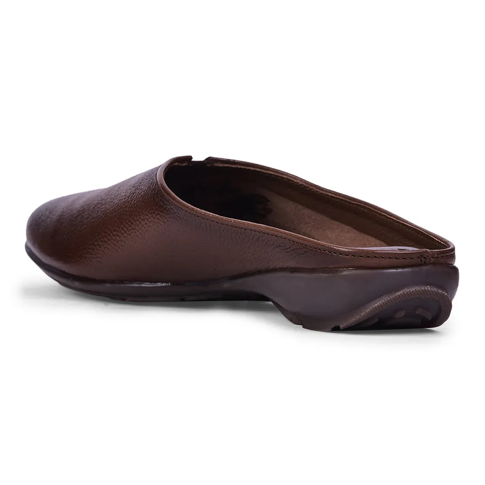 Healers Fashion Brown Mule Sandal For Women T840-05 By Liberty