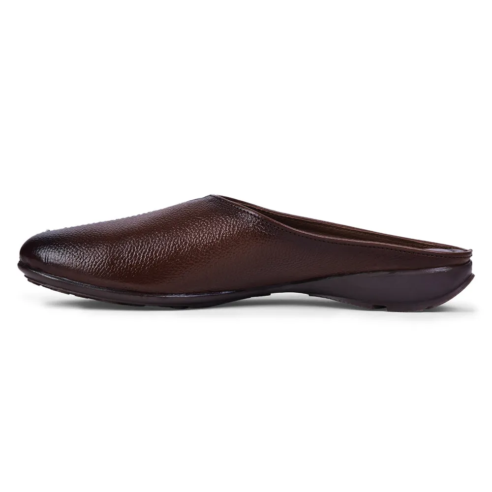 Healers Fashion Brown Mule Sandal For Women T840-05 By Liberty
