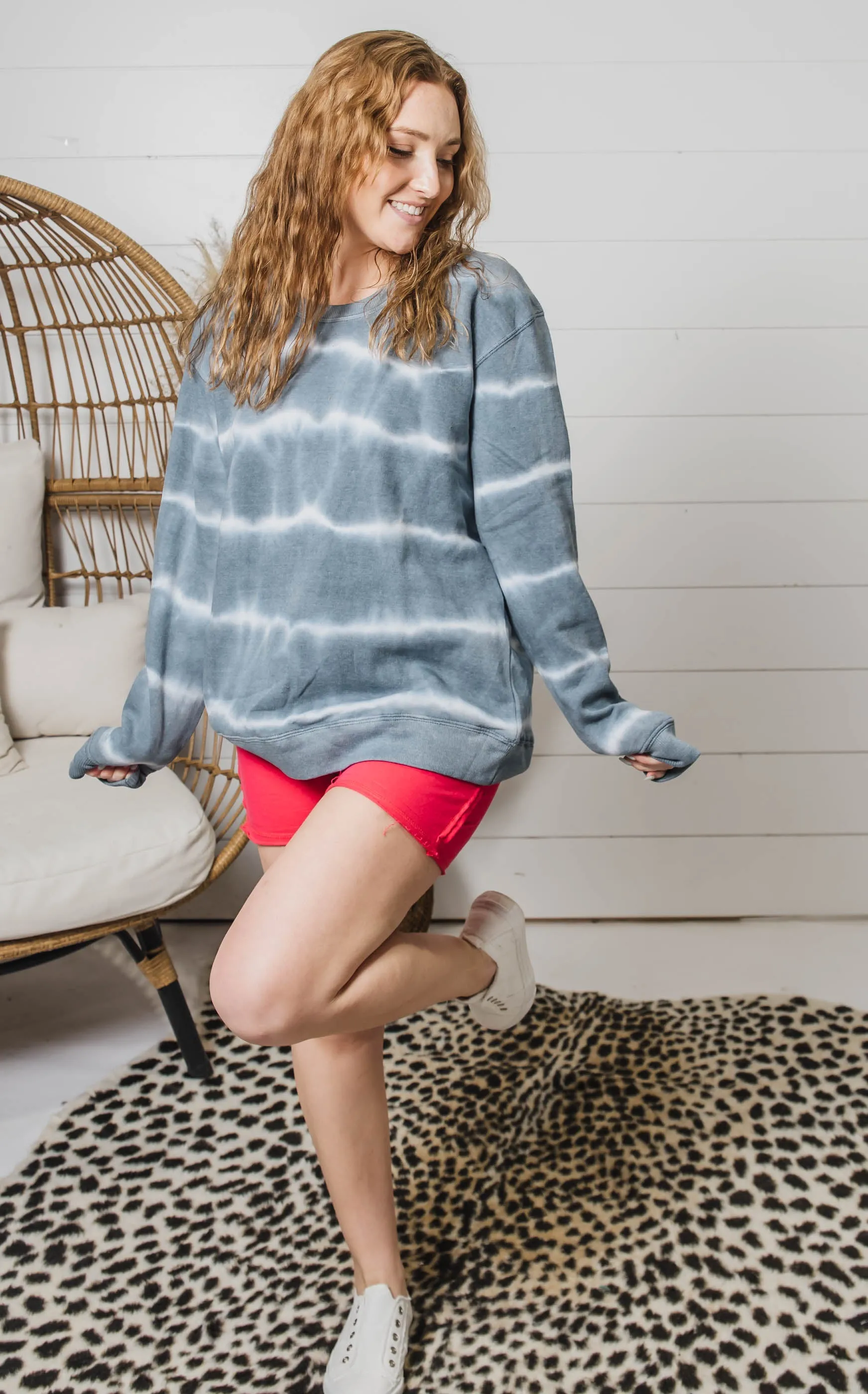 Keeping it Local Tie Dye Sweatshirt - Final Sale