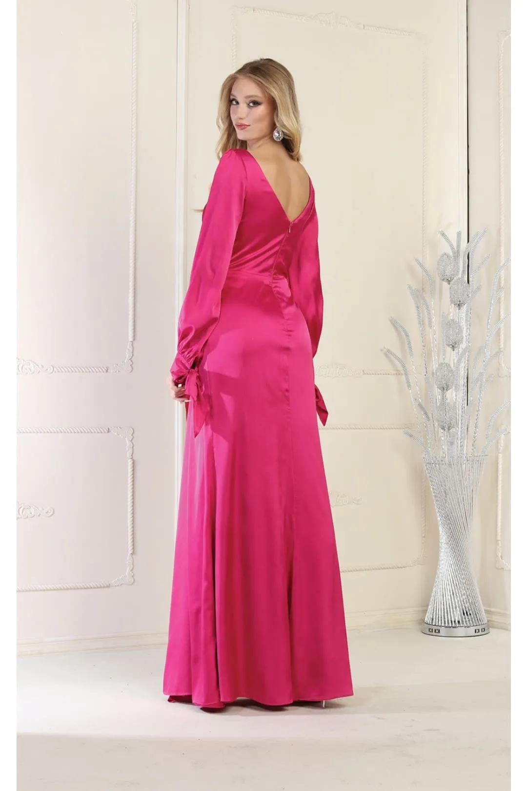 Kentucky Derby Dress Race Outfit in Magenta by May Queen MQ1974