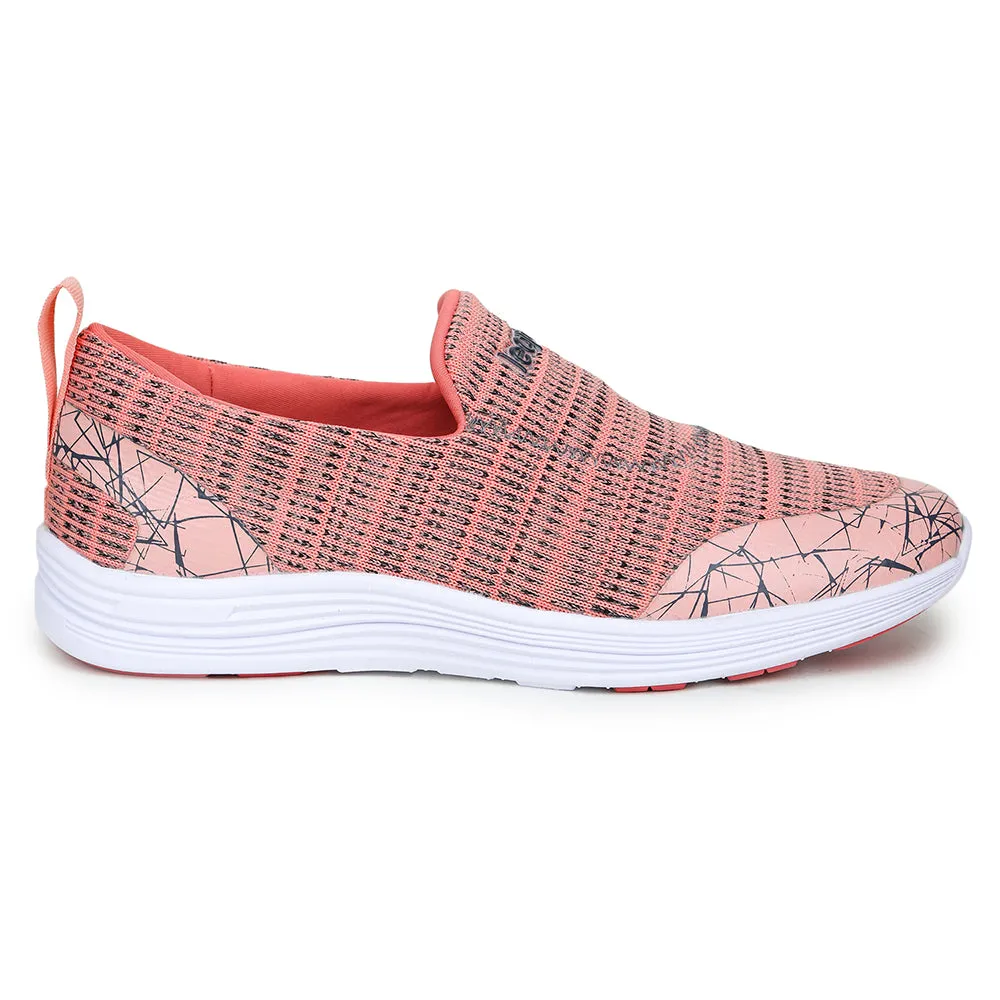 Leap7x Non Lacing Peach Casual Slip on Shoes For Women TRACY By Liberty
