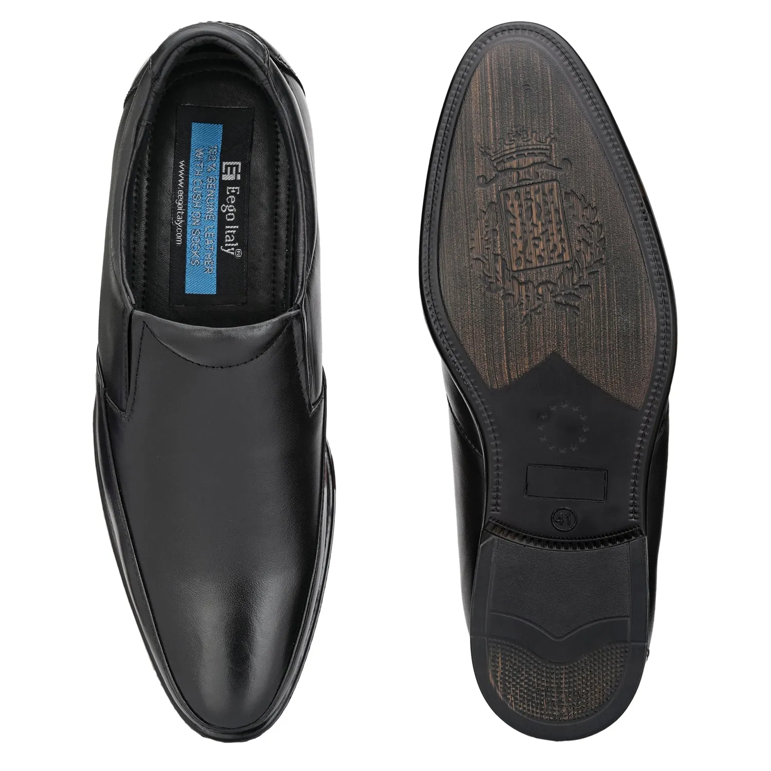 Leeds Genuine Leather Office Slip On Formal Shoes