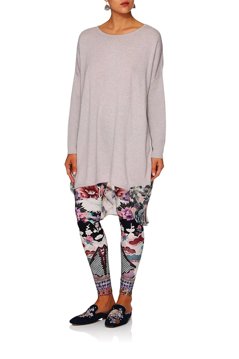 LONG SLEEVE JUMPER WITH PRINT BACK IN HER SHOES