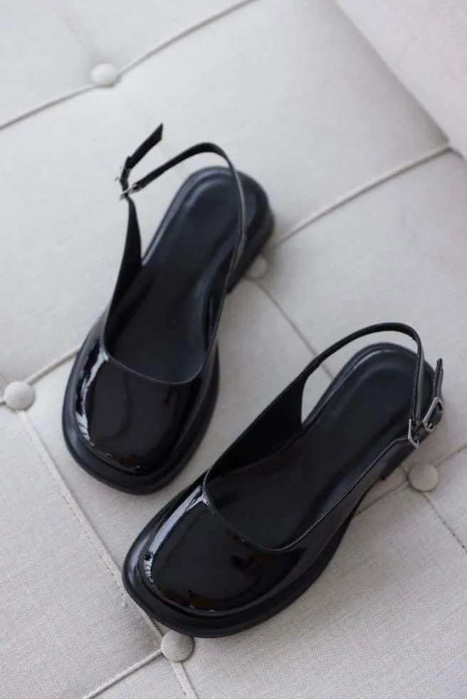 Low Heel Comfortable Leather Shoes