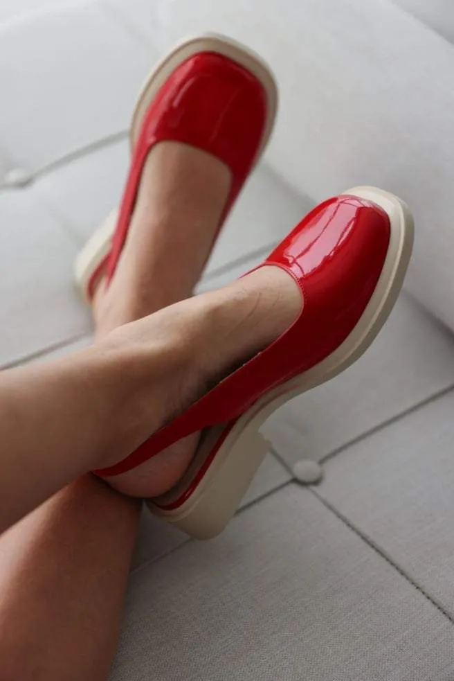 Low Heel Comfortable Leather Shoes