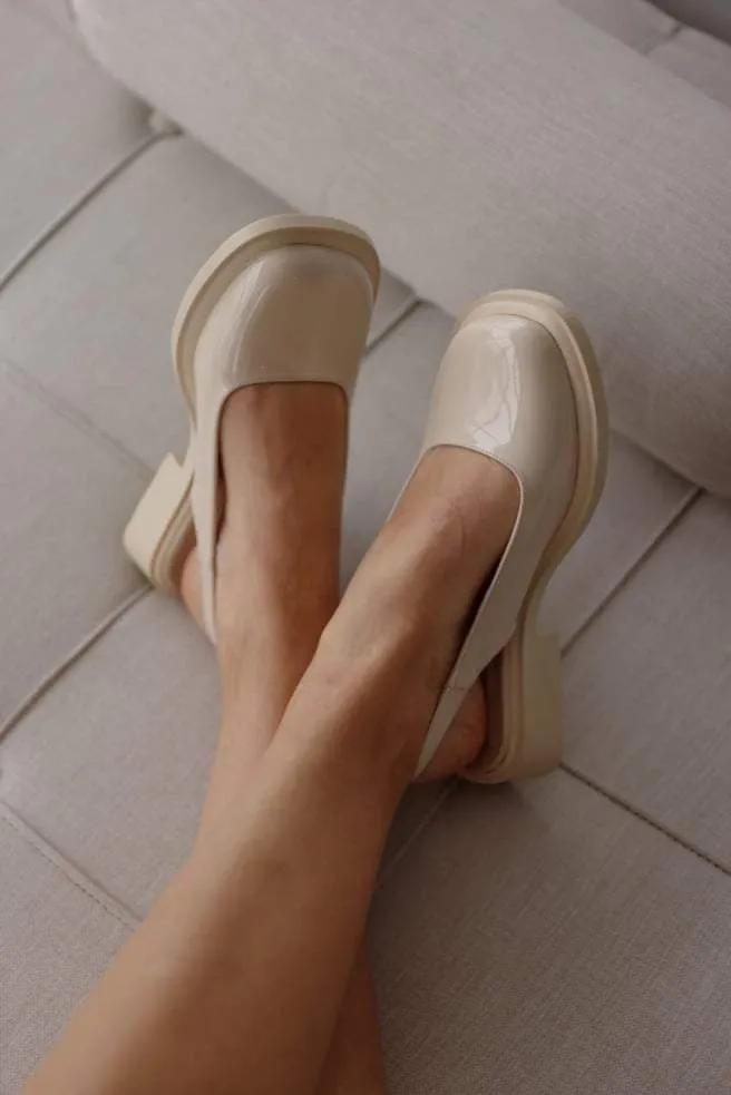 Low Heel Comfortable Leather Shoes
