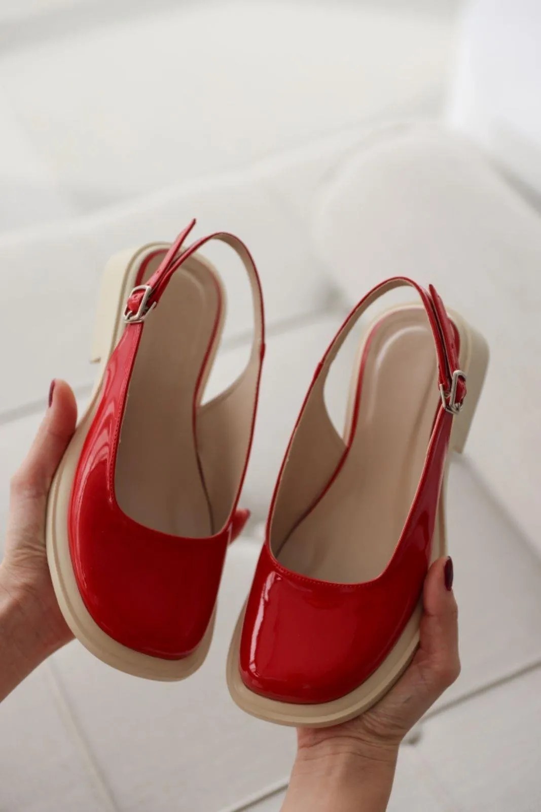 Low Heel Comfortable Leather Shoes