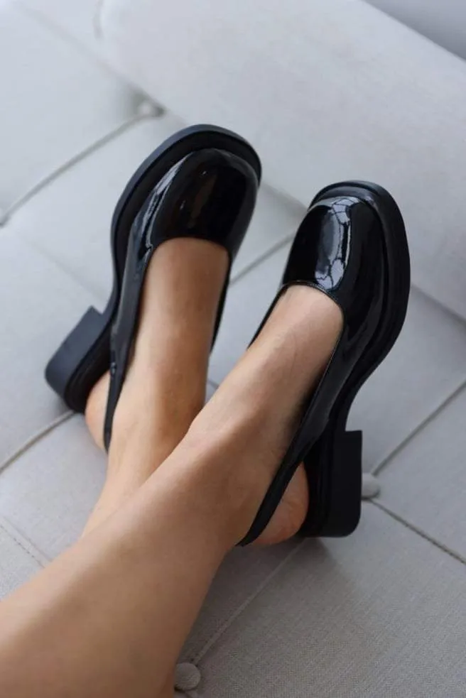 Low Heel Comfortable Leather Shoes