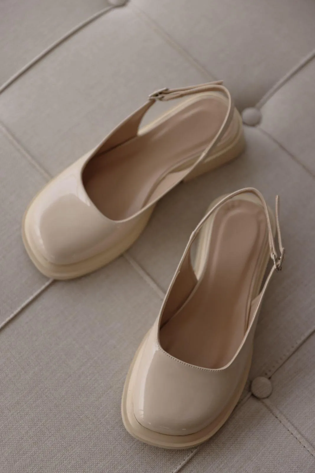Low Heel Comfortable Leather Shoes