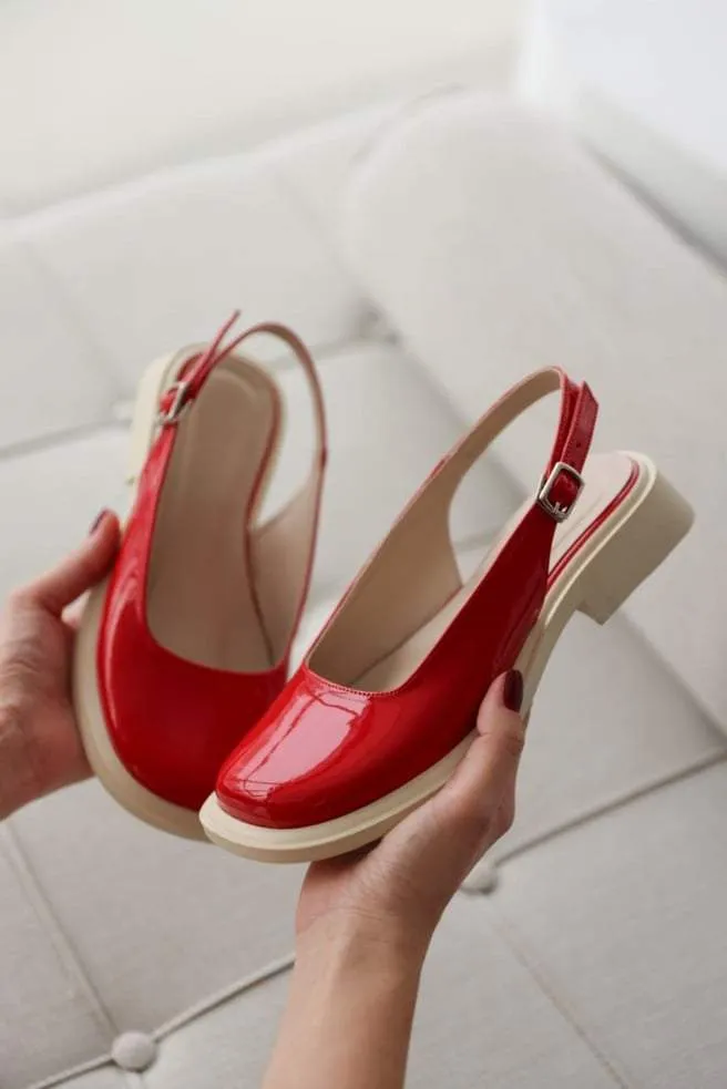 Low Heel Comfortable Leather Shoes
