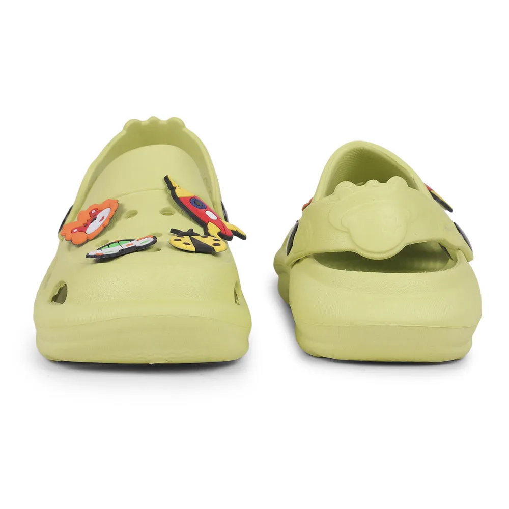 Lucy & Luke By Liberty ALEX Kids Green Clogs