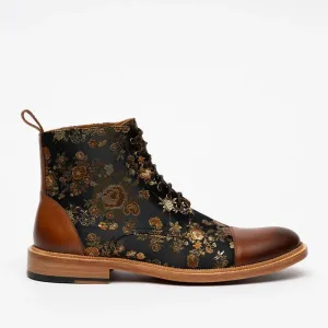 Men's Flat Martin Boots British Style Vintage Ankle Boots
