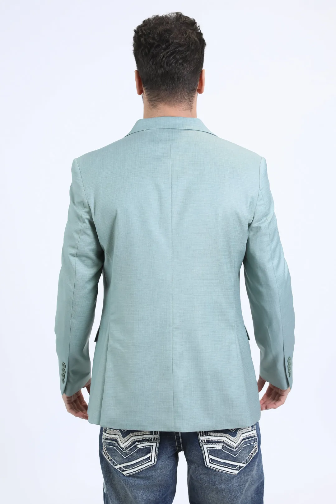 Mens Modern Fit Mint Green Blazer