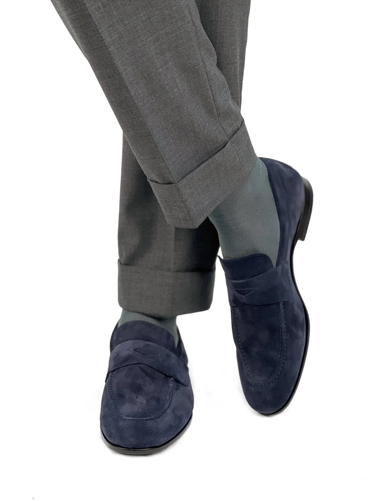 Midnight Suede Soft Loafer