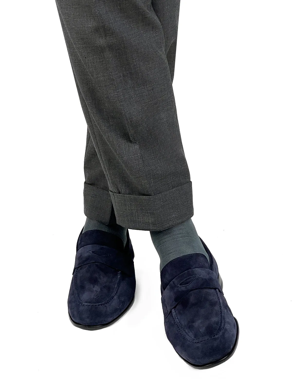 Midnight Suede Soft Loafer