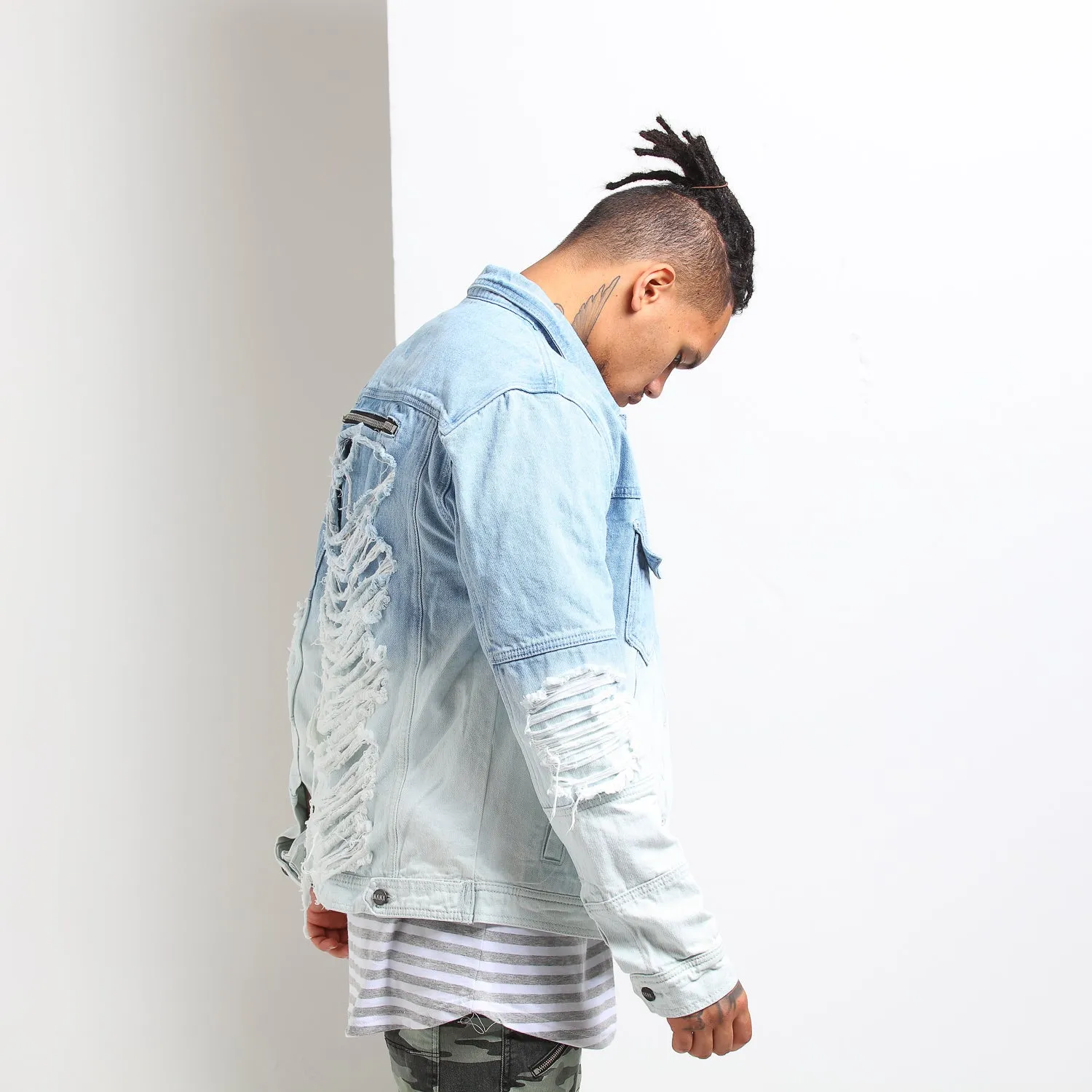 Nana Judy Sawyer Denim Jacket Indigo/Bleach