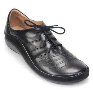 Naot Women's Kumara Lace Up Shoes- Black Madra/ Suede