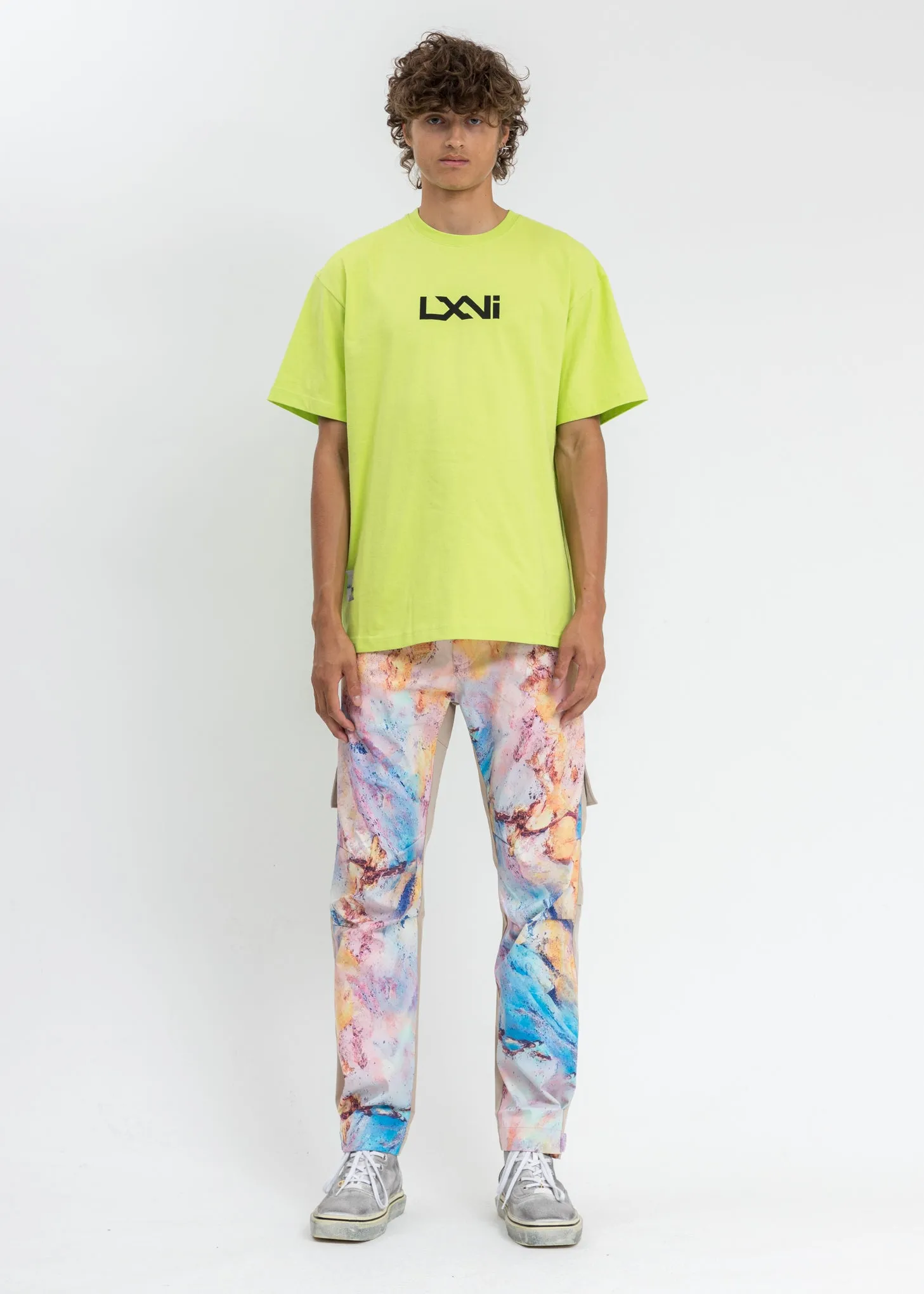 Neon Green LXVI Logo T-Shirt
