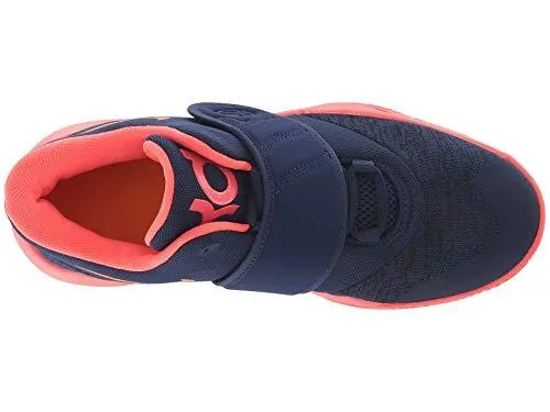 Nike Boy's KD Trey 5 VI Basketball Shoe Blue Void/Orange Peel/Flash Crimson Size 7 M US