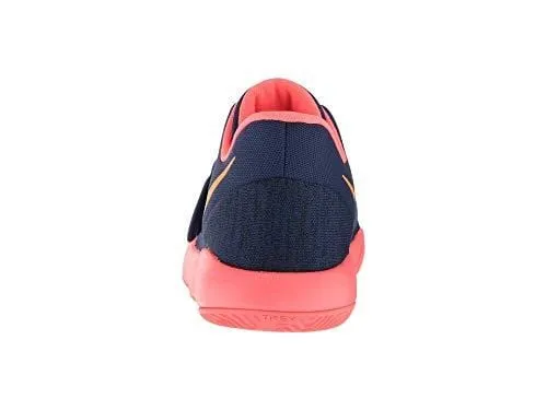 Nike Boy's KD Trey 5 VI Basketball Shoe Blue Void/Orange Peel/Flash Crimson Size 7 M US