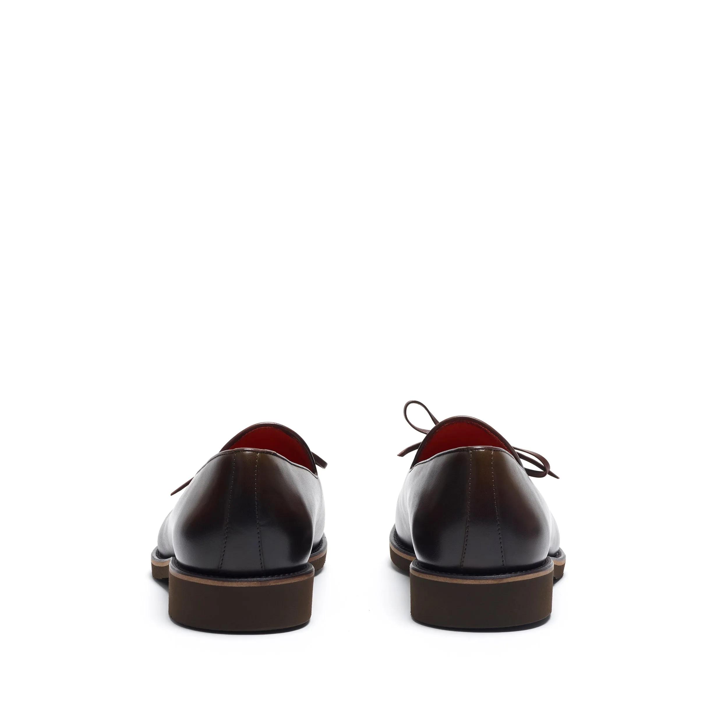 Olive Calf Laced Loafer