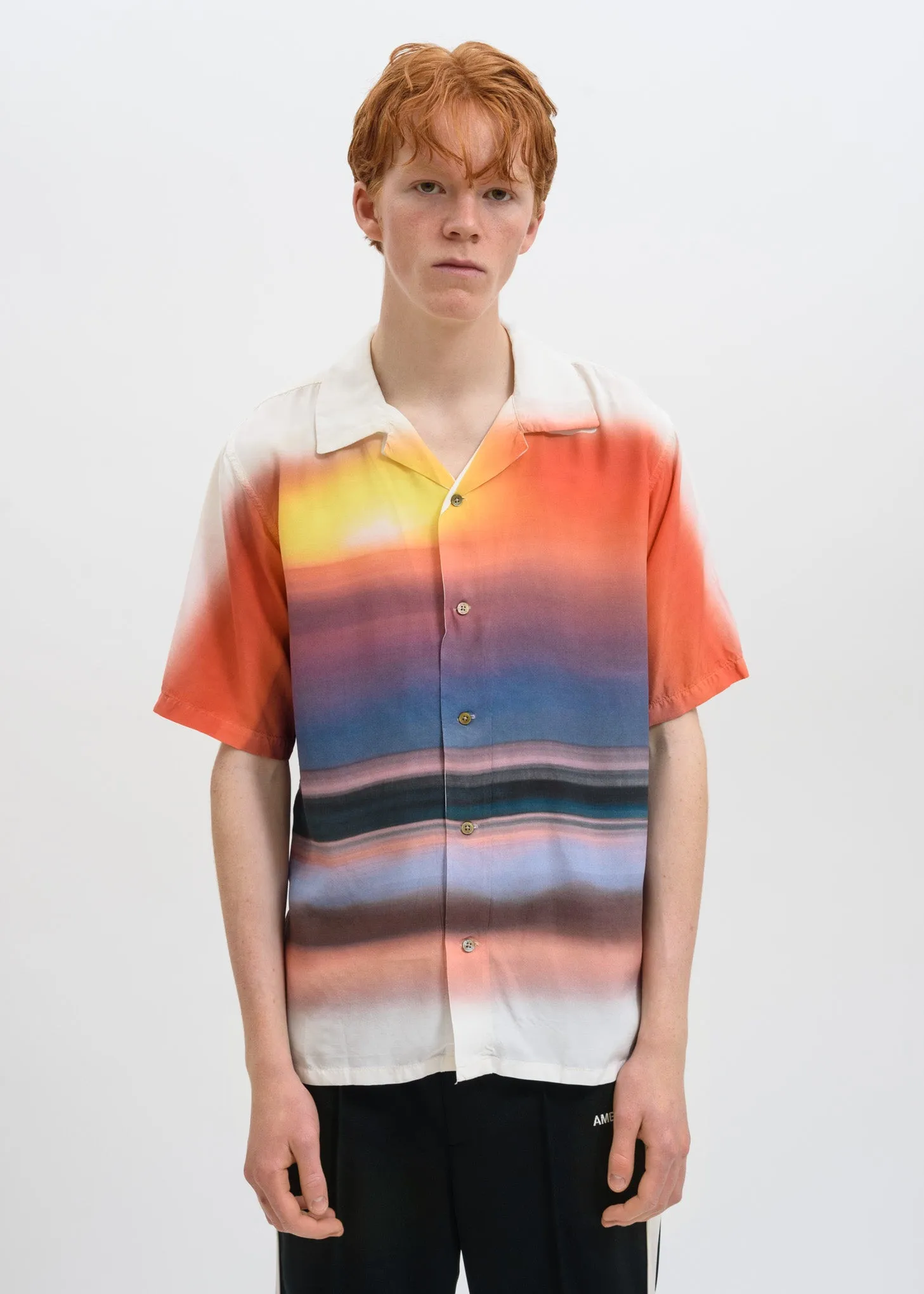 Orange Hawaiian Shirt