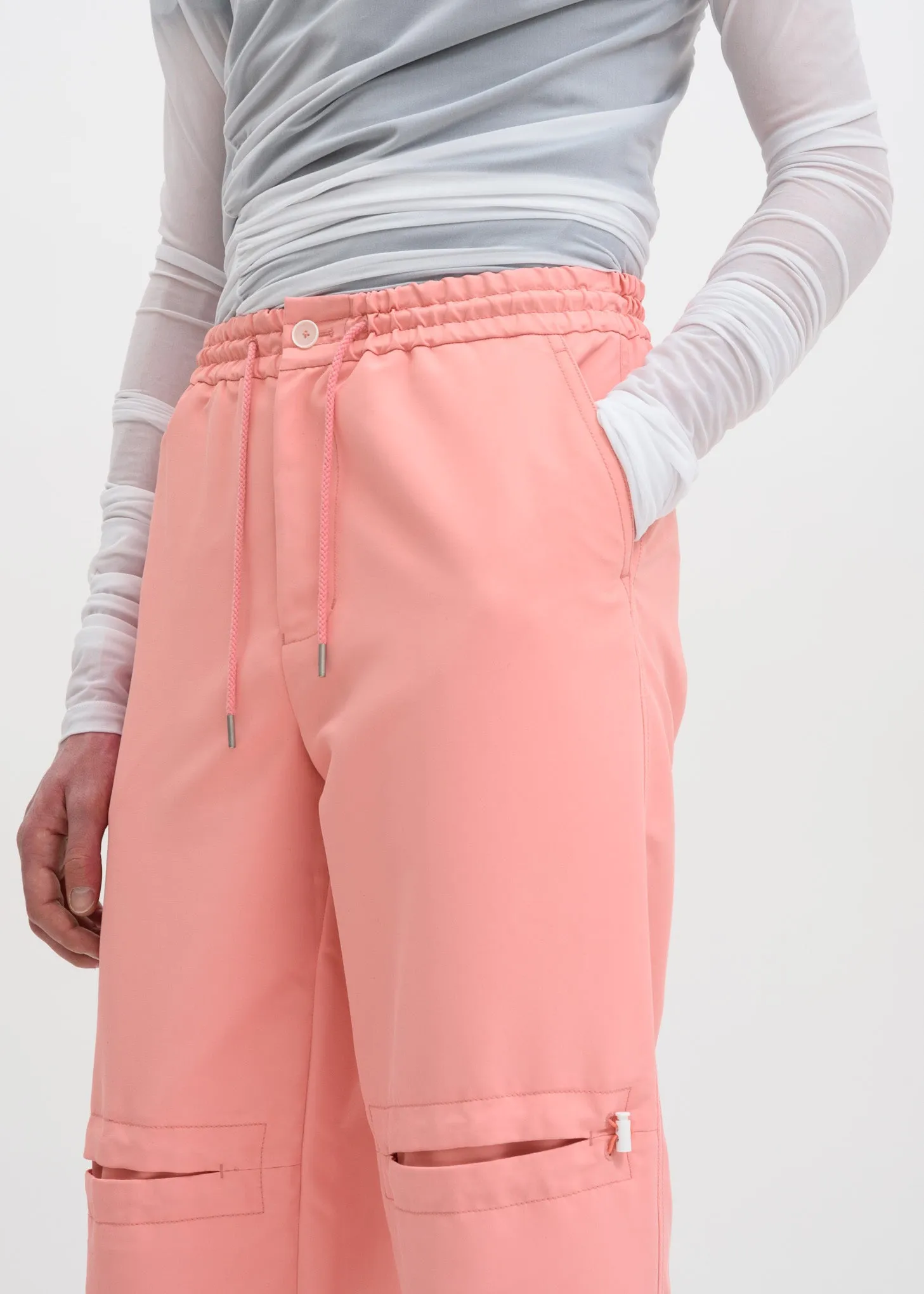 Pink Drawstring Trousers