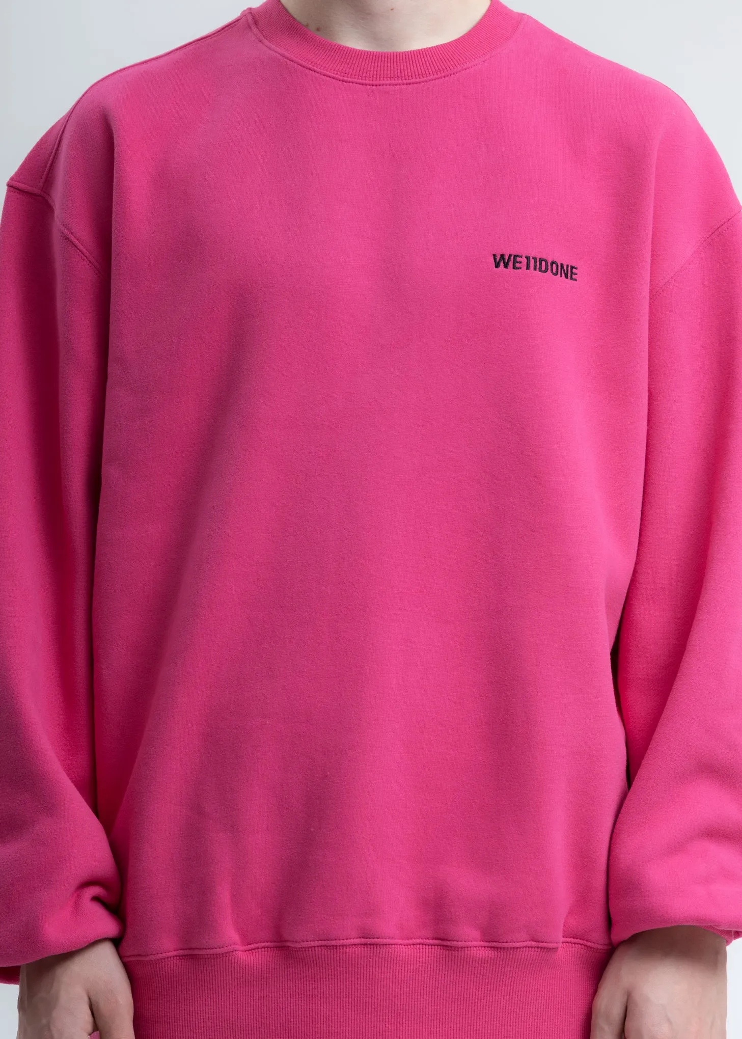 Pink WD Round Logo Sweatshirt