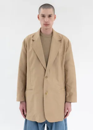 SAND BEIGE SINGLE BREASTED JACKET