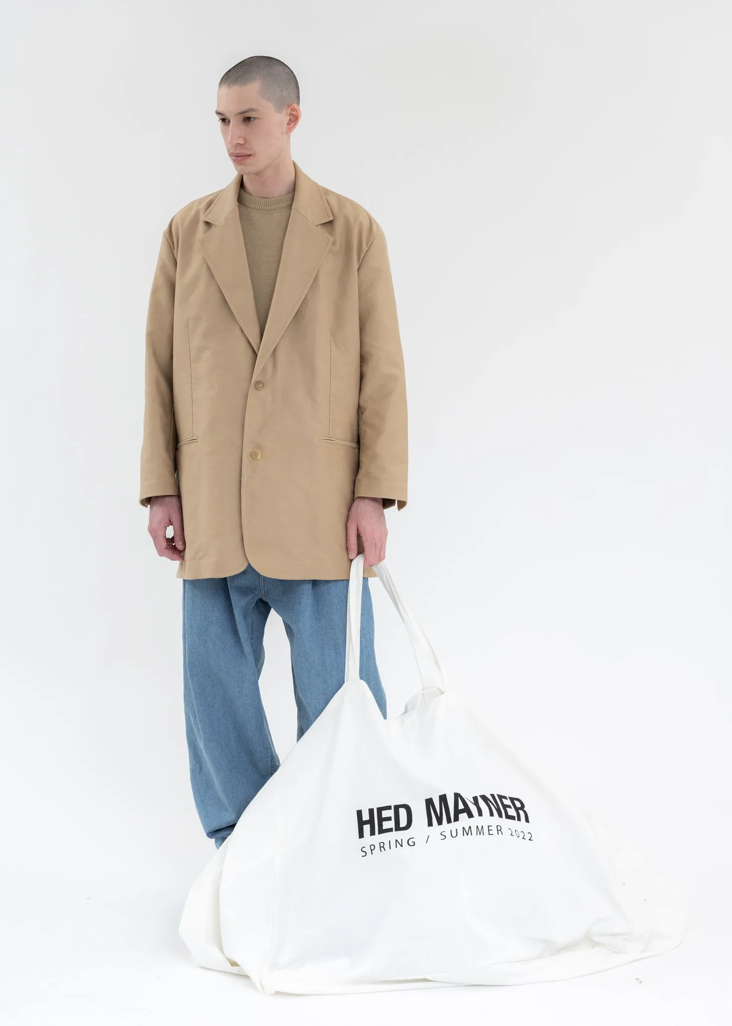 SAND BEIGE SINGLE BREASTED JACKET