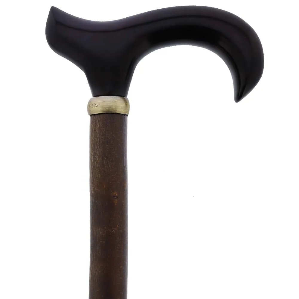 Scratch & Dent Sandalwood Wide Handle Walking Cane w/ Blackthorn Shaft (limited supply) V1536