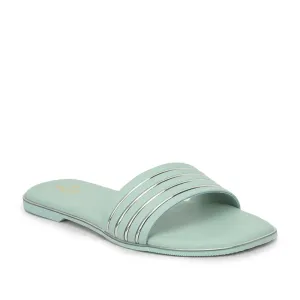 Senorita Casual S. Green Slides For Women PPU-2 By Liberty