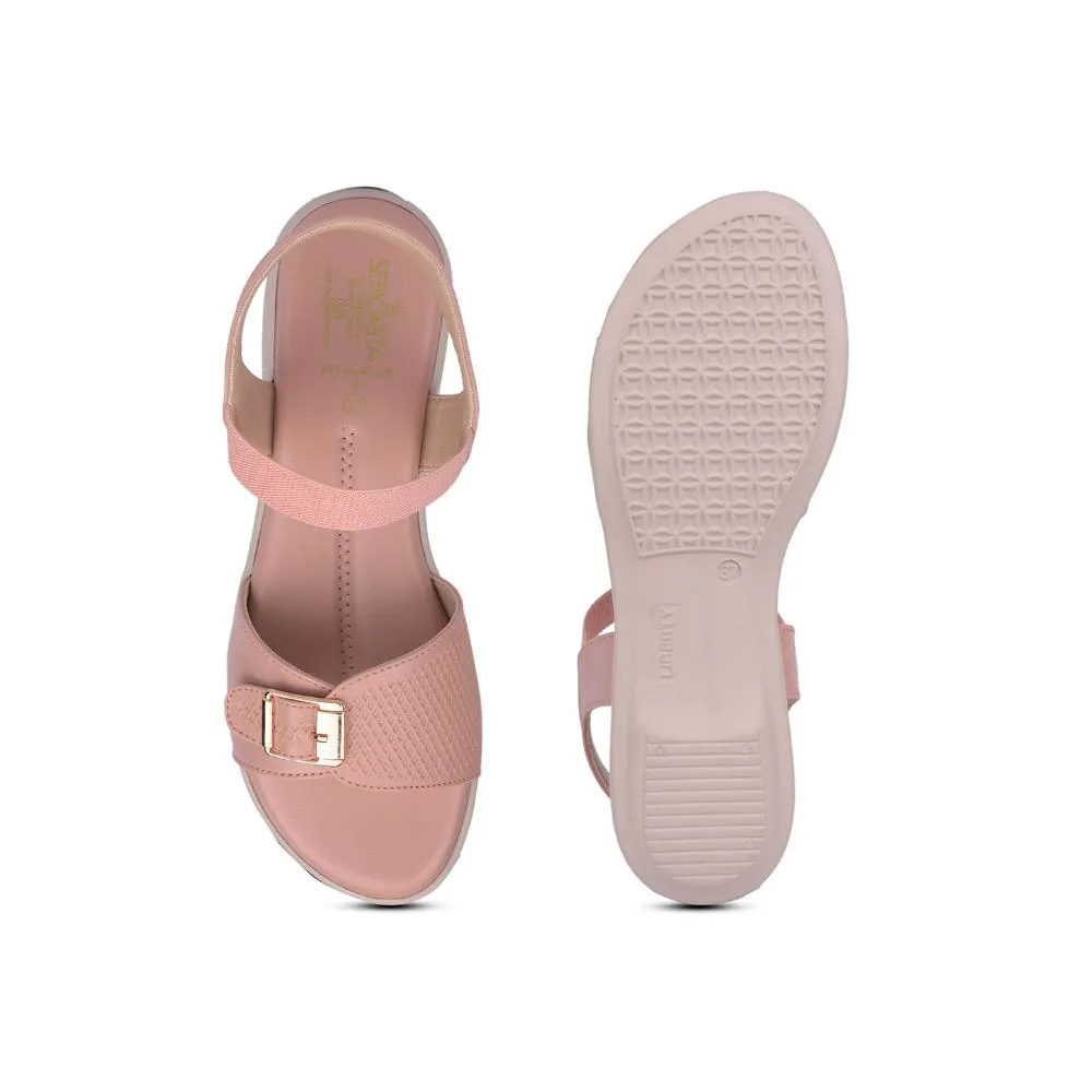 Senorita Peach Casual Sandal For Women MK-231 By Liberty