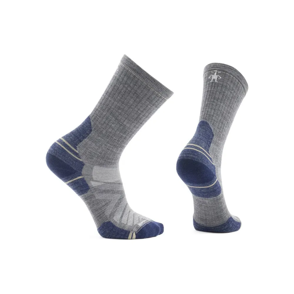 SMARTWOOL HIKE TARGETED CUSHION CREW SOCKS MEDIUM GREY - MENS