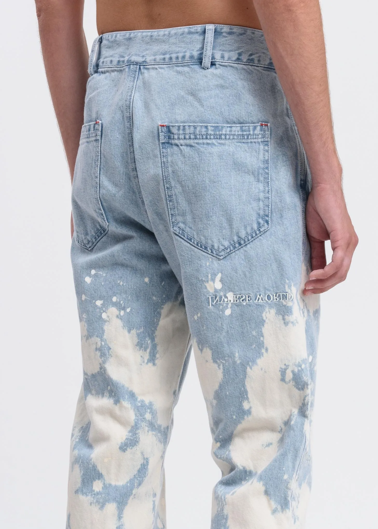 Splatter Denim Jeans