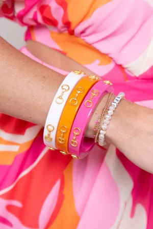 Sutton Horsebit Resin Bangle