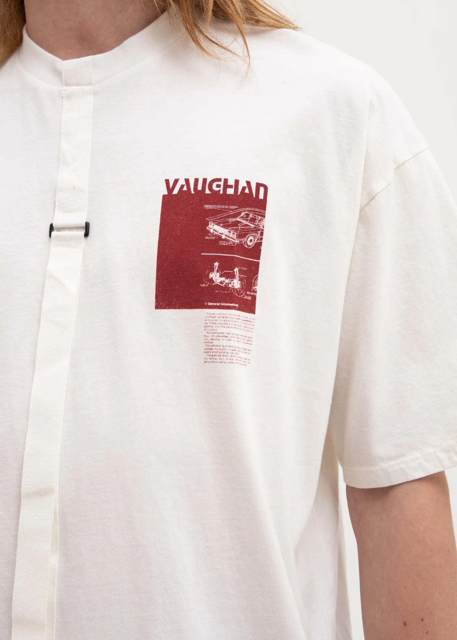 White Relaxed Fit T-Shirt Vaughan