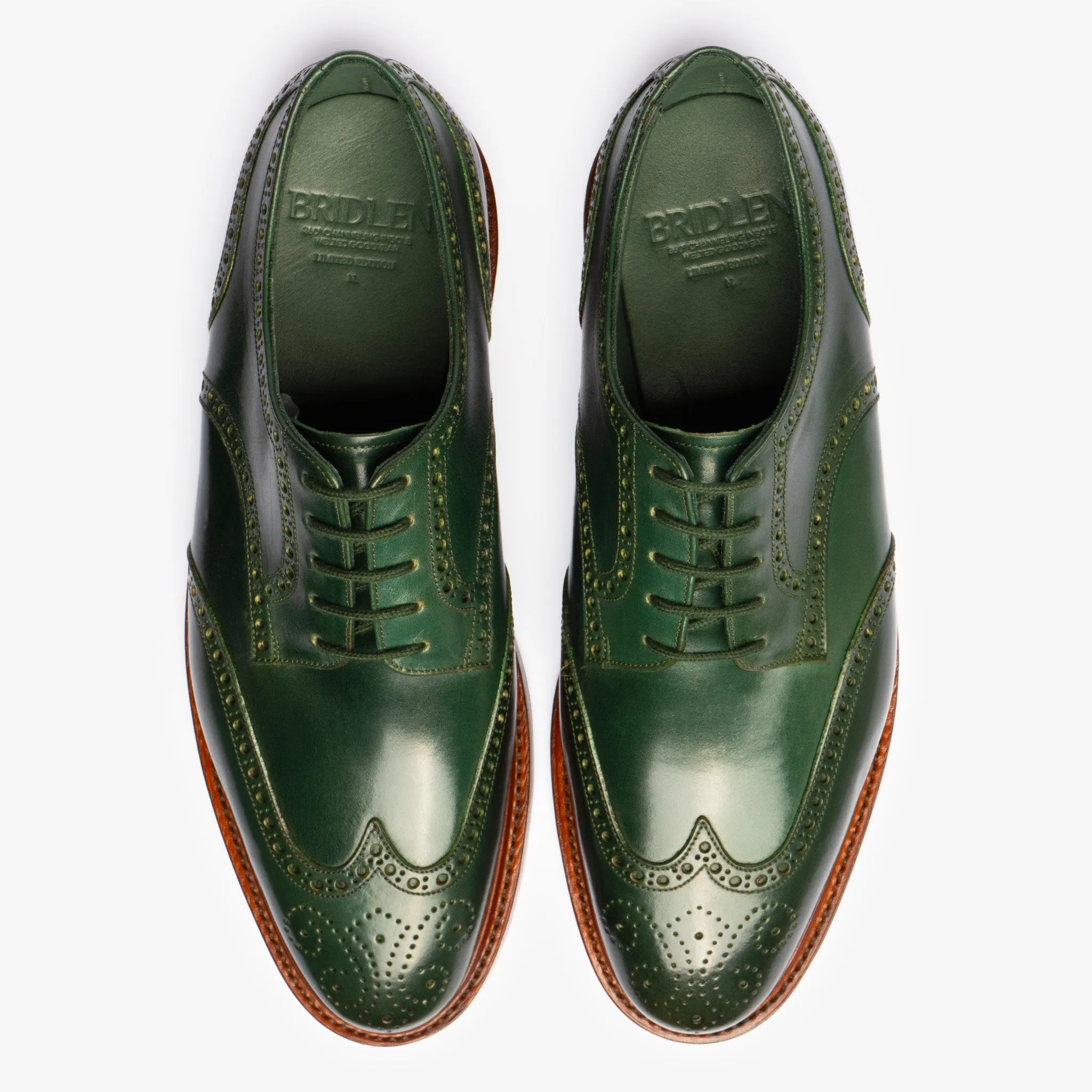Wingtip Derby - Green Shell Cordovan - Zip Last