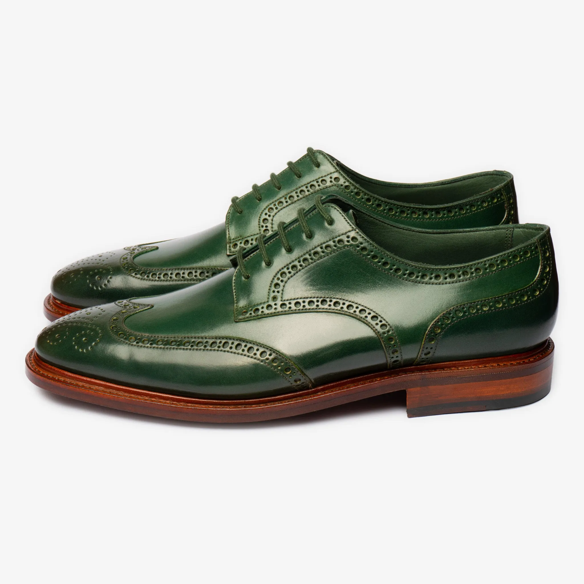 Wingtip Derby - Green Shell Cordovan - Zip Last