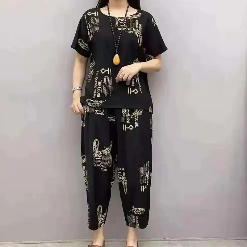 Woman Casual And Loose 2-piece Set