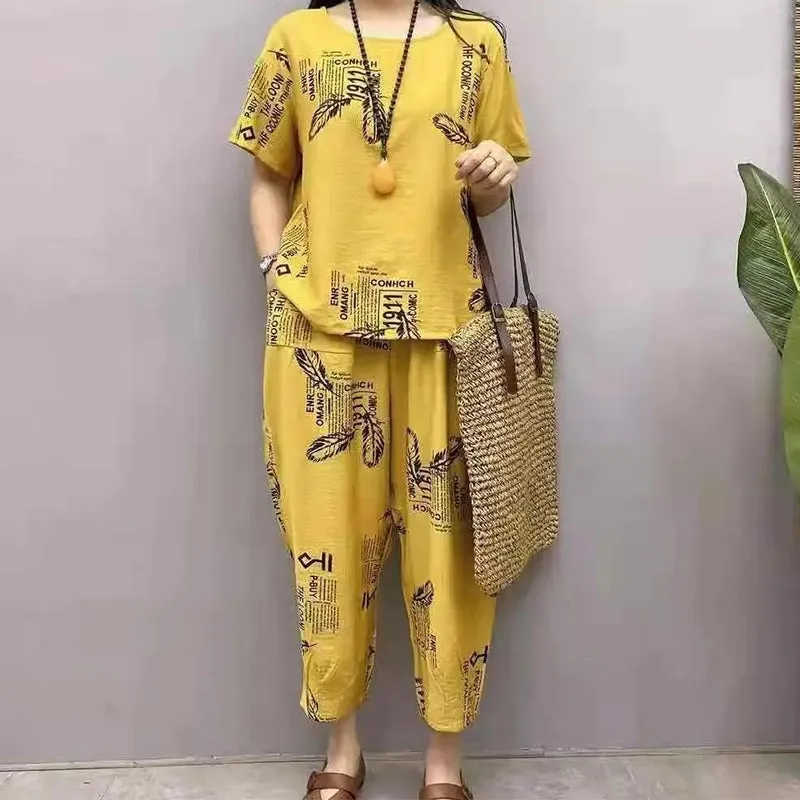 Woman Casual And Loose 2-piece Set