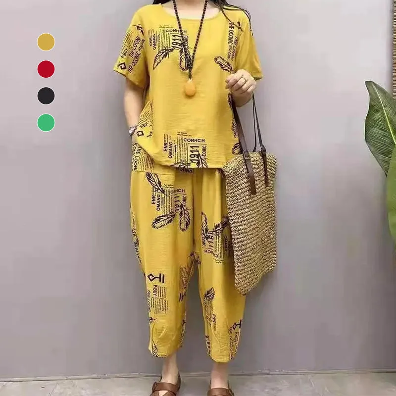 Woman Casual And Loose 2-piece Set