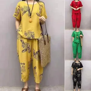 Woman Casual And Loose 2-piece Set