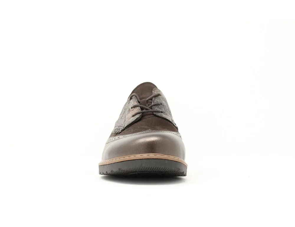Womens Comfortable Havida Memphis Brown Shoes