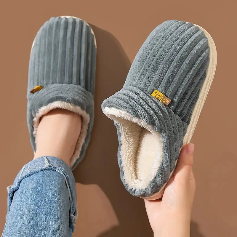 Women’s Winter Fur Slippers ❄️🧸 – Cozy Plush Indoor Slides 👢 | FurEase